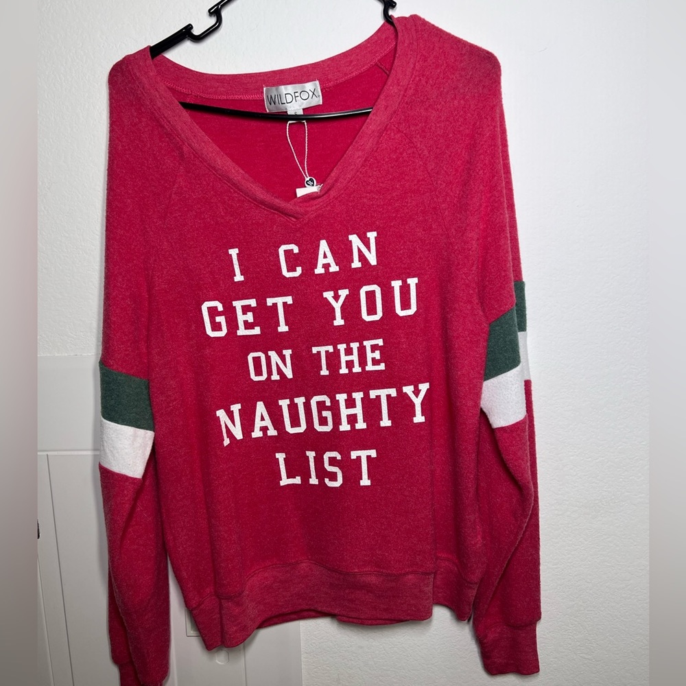 small WILDFOX christmas long sleeve